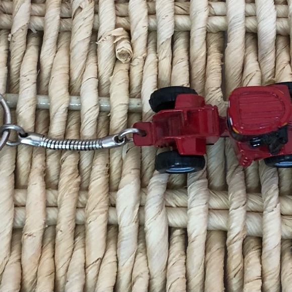 Red Case Tractor Key Chain - Metal Keychain - Farming - Harvesting - Farmer - Picture 4 of 8